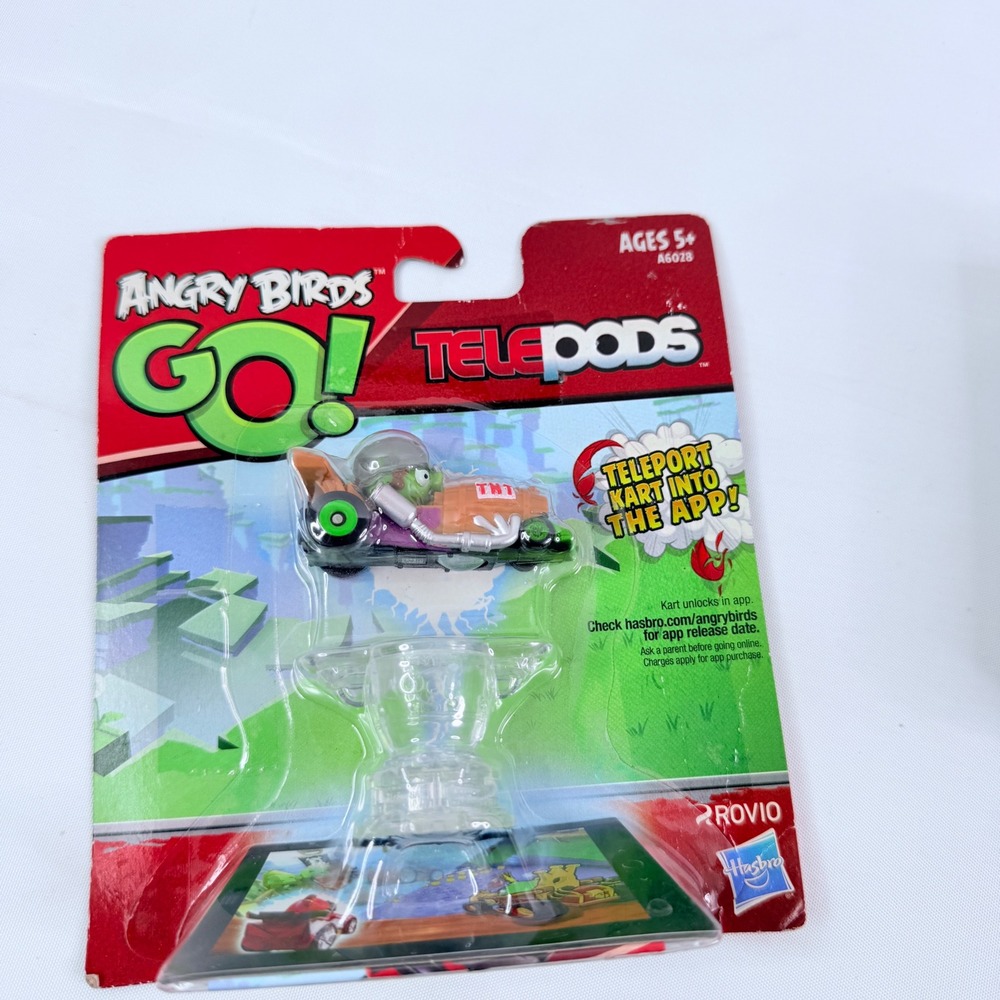 Angry Birds Go Telepods Kart Pig TNT Barrel Hasbro A6028 New 2013